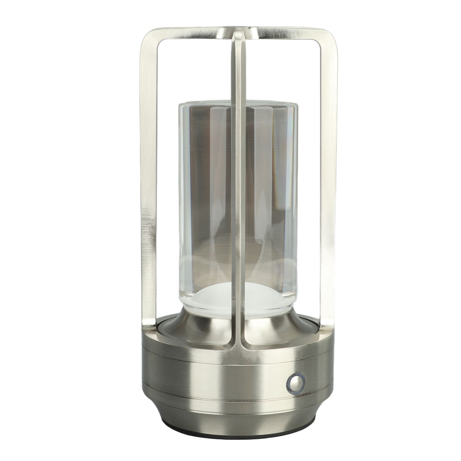 Cordless Table Lamp 3 Colors Stepless Dimming LED Table Lamp Rechargeable Touch Lamp Bedside Nightstand Lamp Silver - Image 3