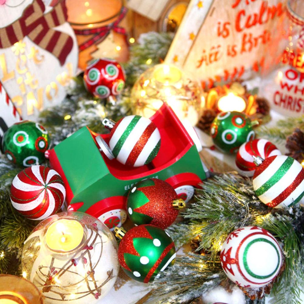 6cm Christmas Ball Ornaments 30 Pieces Of Shatter Proof Christmas Tree Ornaments for 2021 Xmas Holidays Weddings Party - Image 4