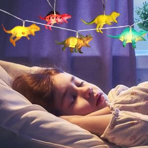 2 Meter 10 LED Fairy Lights Dinosaur String Light Decorative Lamp Party Fun Night Light Children's Room Decoration - Image 3