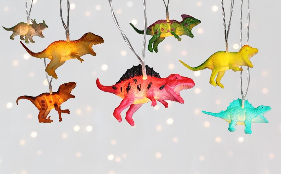 2 Meter 10 LED Fairy Lights Dinosaur String Light Decorative Lamp Party Fun Night Light Children's Room Decoration - Image 7