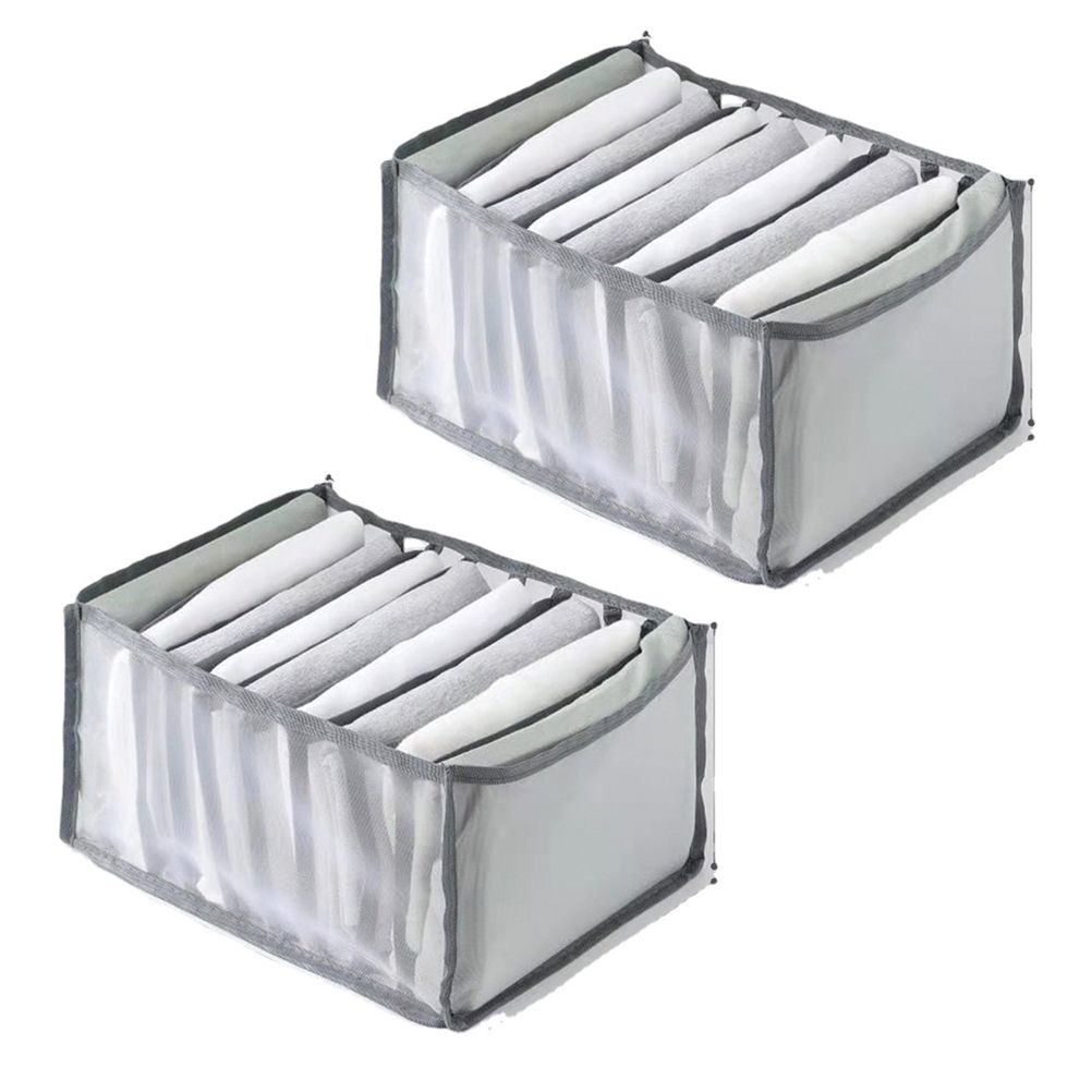 Wardrobe Clothes Organizer Closet Storage Baskets Save Space Clothing Storage Box Portable Storage Containers for Bedroom - Image 1