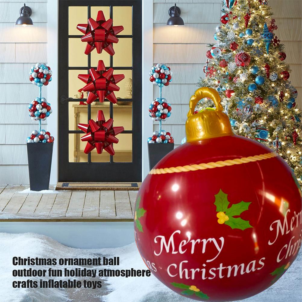Christmas Inflatable Ball Blow Up Yard Decoration for Halloween Party Indoor Outdoor Yard Garden - Image 4