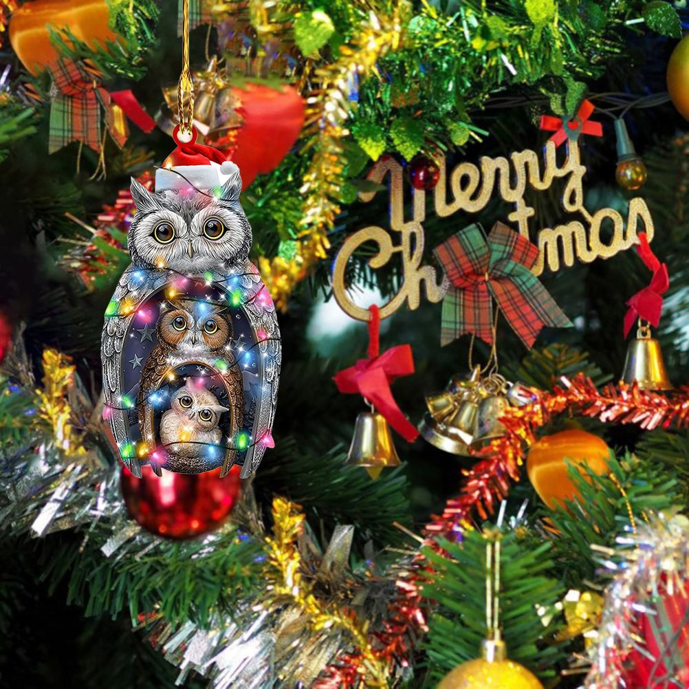 Christmas Pendant Chicken with Hat Scarf Christmas Tree Hanging Ornament Holiday Party Decoration - Image 4