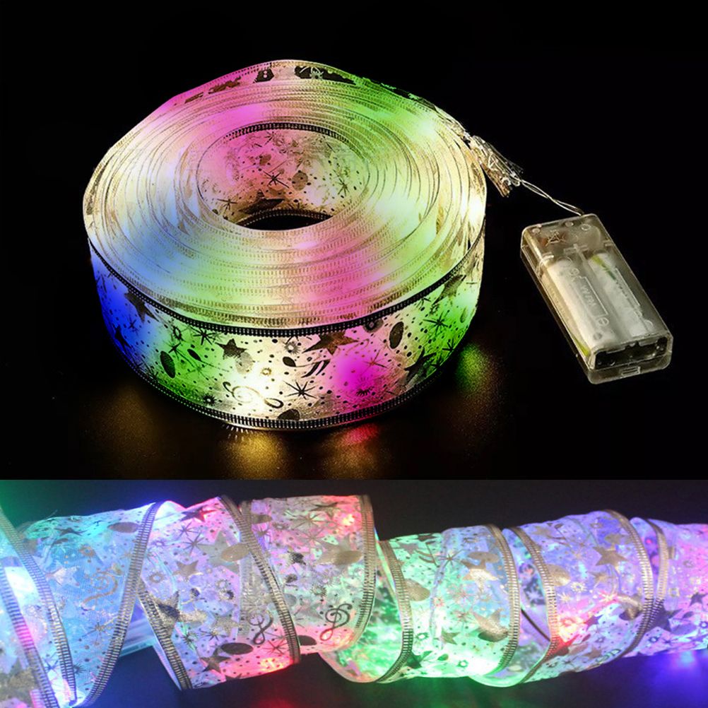 5 or 10 Meters Fairy Lights LED Ribbon Lights String Christmas Tree Glowing Lights for Rooms Gardens and Terraces - Image 1