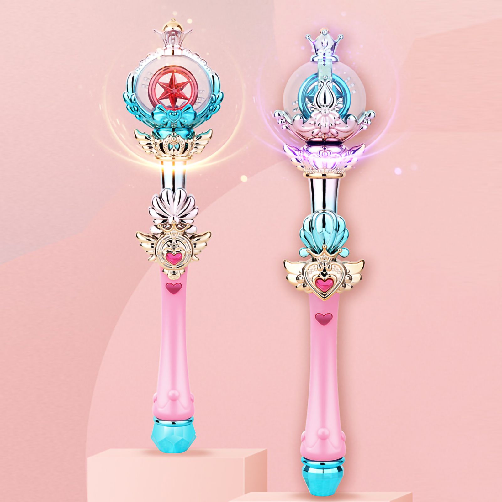 Luminous Fairy Wand Stick Princess Lighting Sticks Cute Mini Toy Christmas New Year Birthday Gift - Image 4