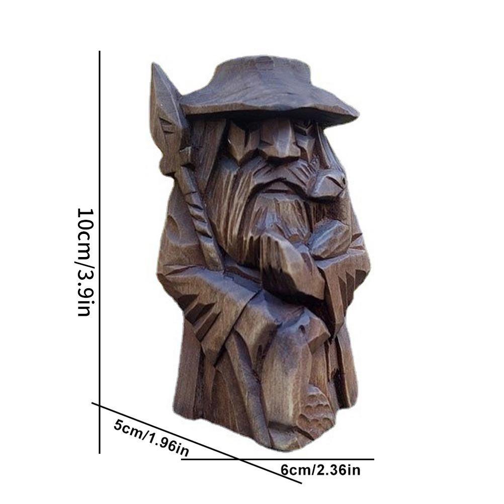 Odin Thor Resin Viking Statue Art Craft Ornaments for Home Outdoor Garden Decoration - Image 2