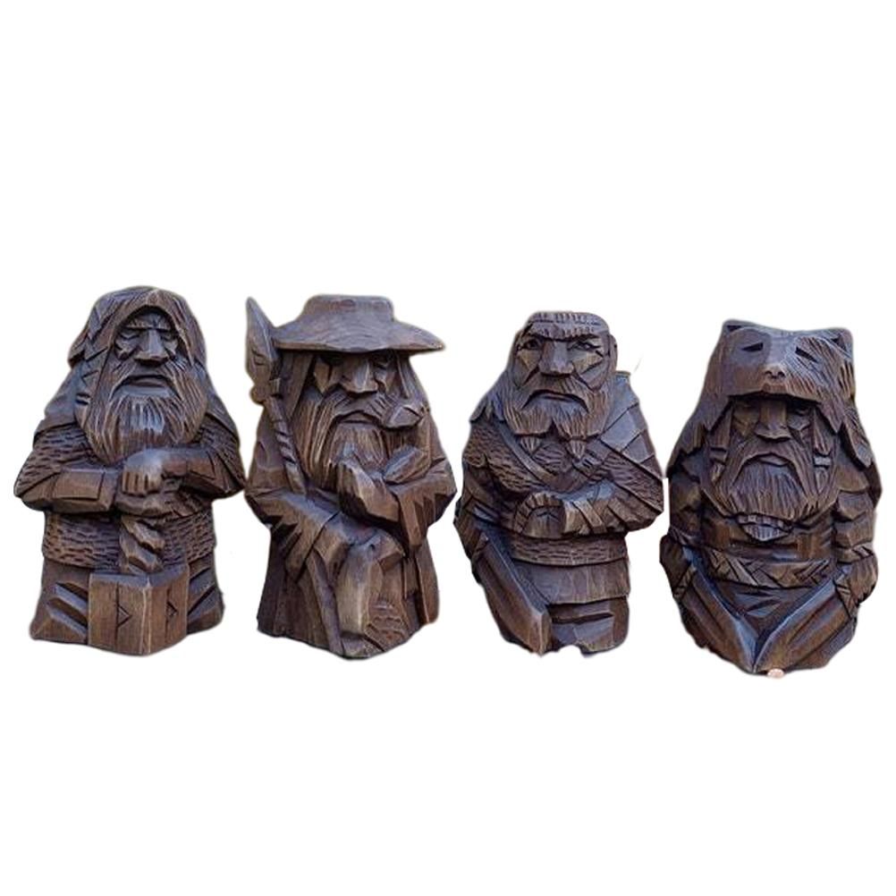 Odin Thor Resin Viking Statue Art Craft Ornaments for Home Outdoor Garden Decoration - Image 3