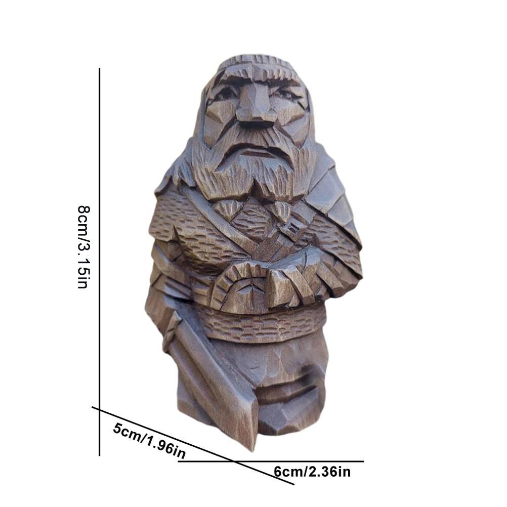 Odin Thor Resin Viking Statue Art Craft Ornaments for Home Outdoor Garden Decoration - Image 2