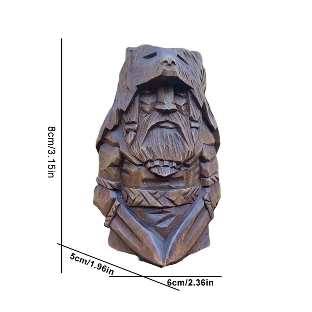 Odin Thor Resin Viking Statue Art Craft Ornaments for Home Outdoor Garden Decoration - Image 2
