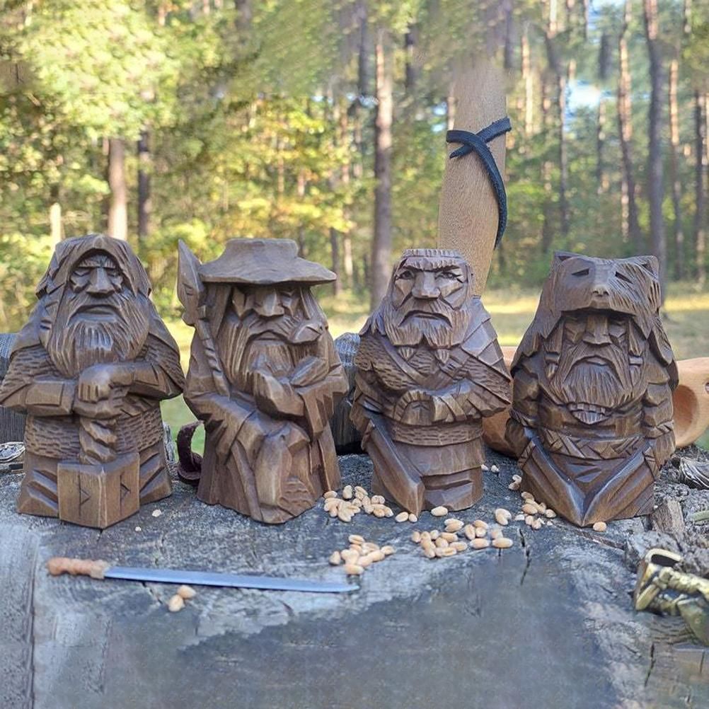 Odin Thor Resin Viking Statue Art Craft Ornaments for Home Outdoor Garden Decoration - Image 8