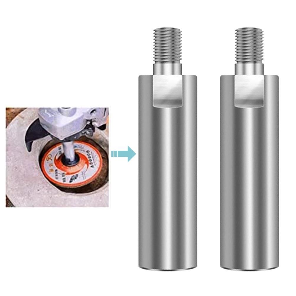 Angle Grinder Extension Connecting Rod Multipurpose Thread Rotary Polisher Extension Shaft with Flange Lock Nut Angle Grinder Extender Lengthen Rod - Image 3