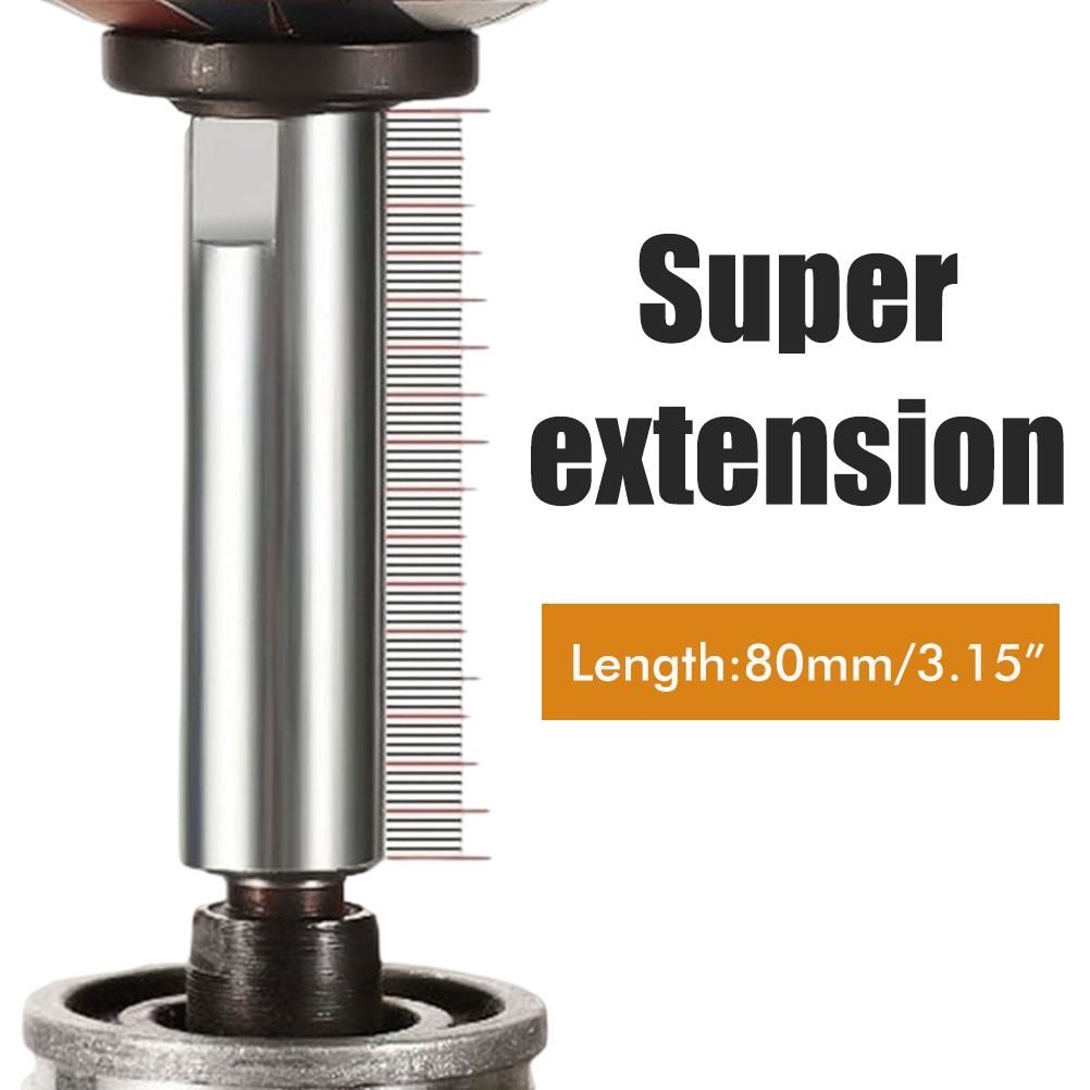 Angle Grinder Extension Connecting Rod Multipurpose Thread Rotary Polisher Extension Shaft with Flange Lock Nut Angle Grinder Extender Lengthen Rod - Image 7