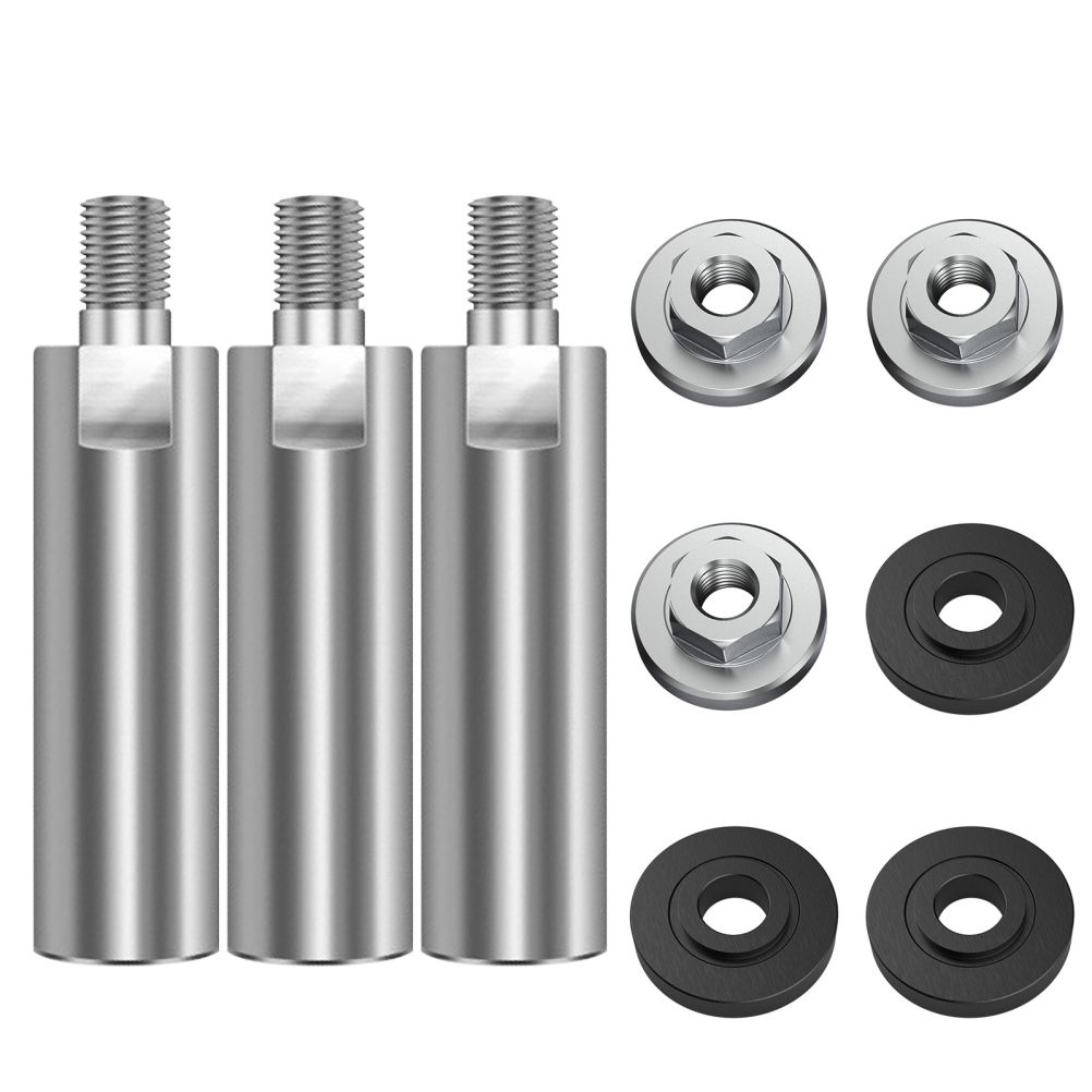 Angle Grinder Extension Connecting Rod Multipurpose Thread Rotary Polisher Extension Shaft with Flange Lock Nut Angle Grinder Extender Lengthen Rod - Image 8