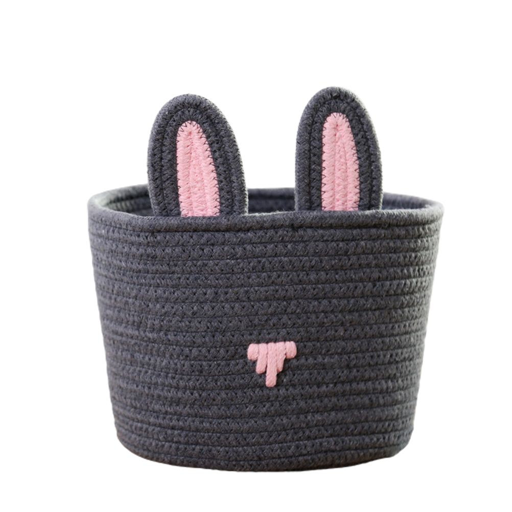 Cute Rabbit Basket Easter Bunny Ear Storage Bag Portable Candy Bag for Storing Cosmetics and Snacks - Image 1