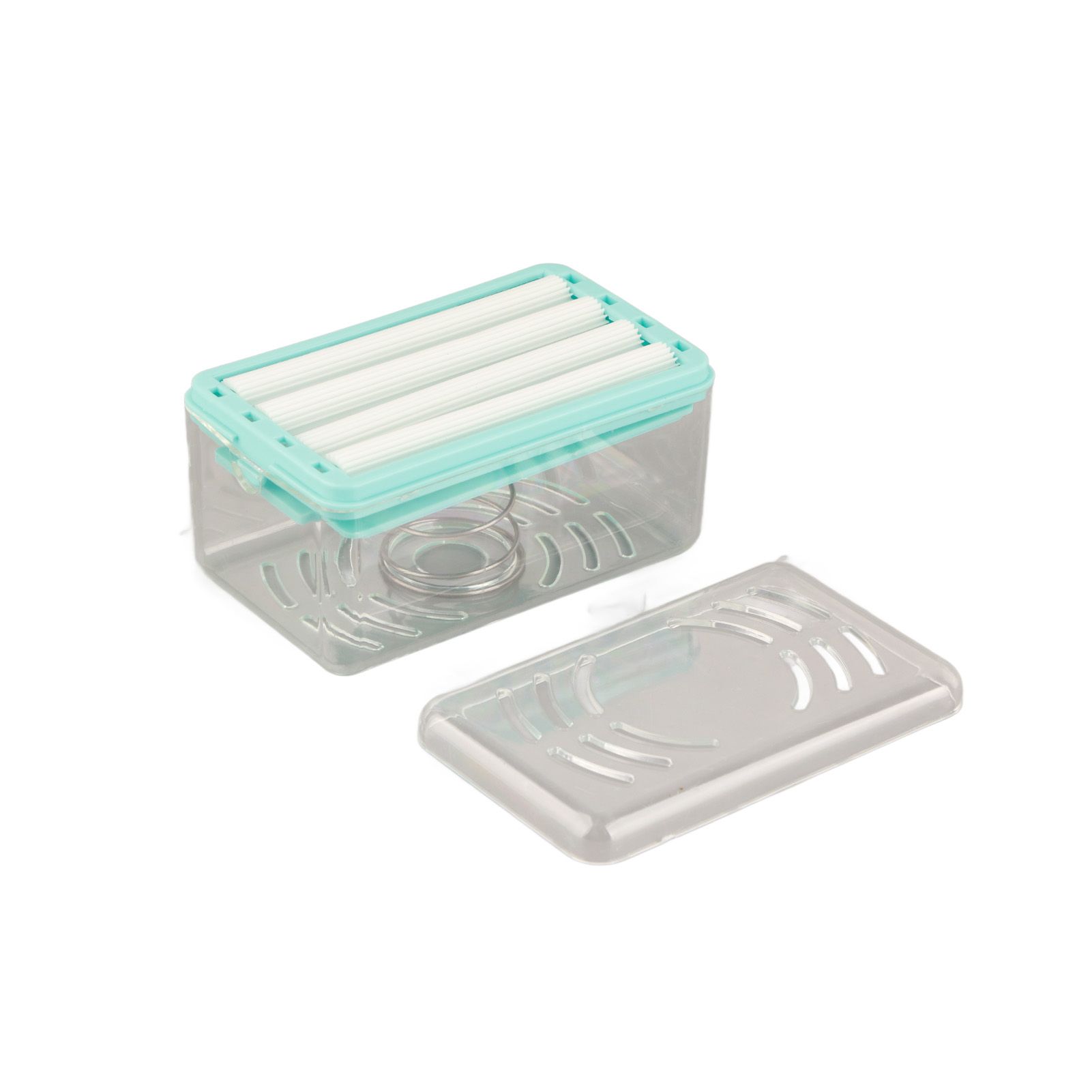 Multifunctional Soap Box with Bubbler Soap Tray Soap Saver Case for Bathroom Gym Business Trip - Image 7