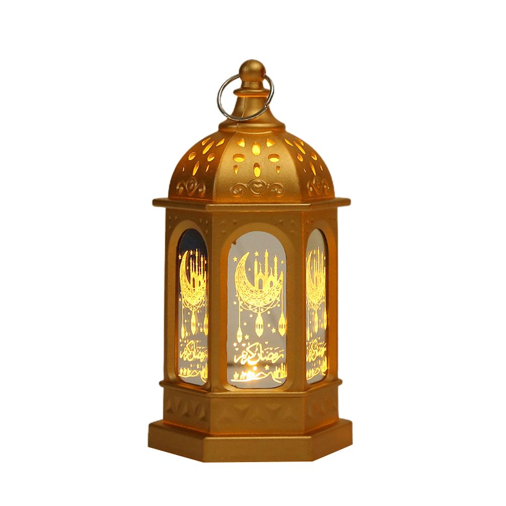 Ramadan Lantern Festival LED Electronic Night Light Decoration Table Lamp Ramadan Decoration LED Eid Mubarak Night Light for Home Decor - Image 1
