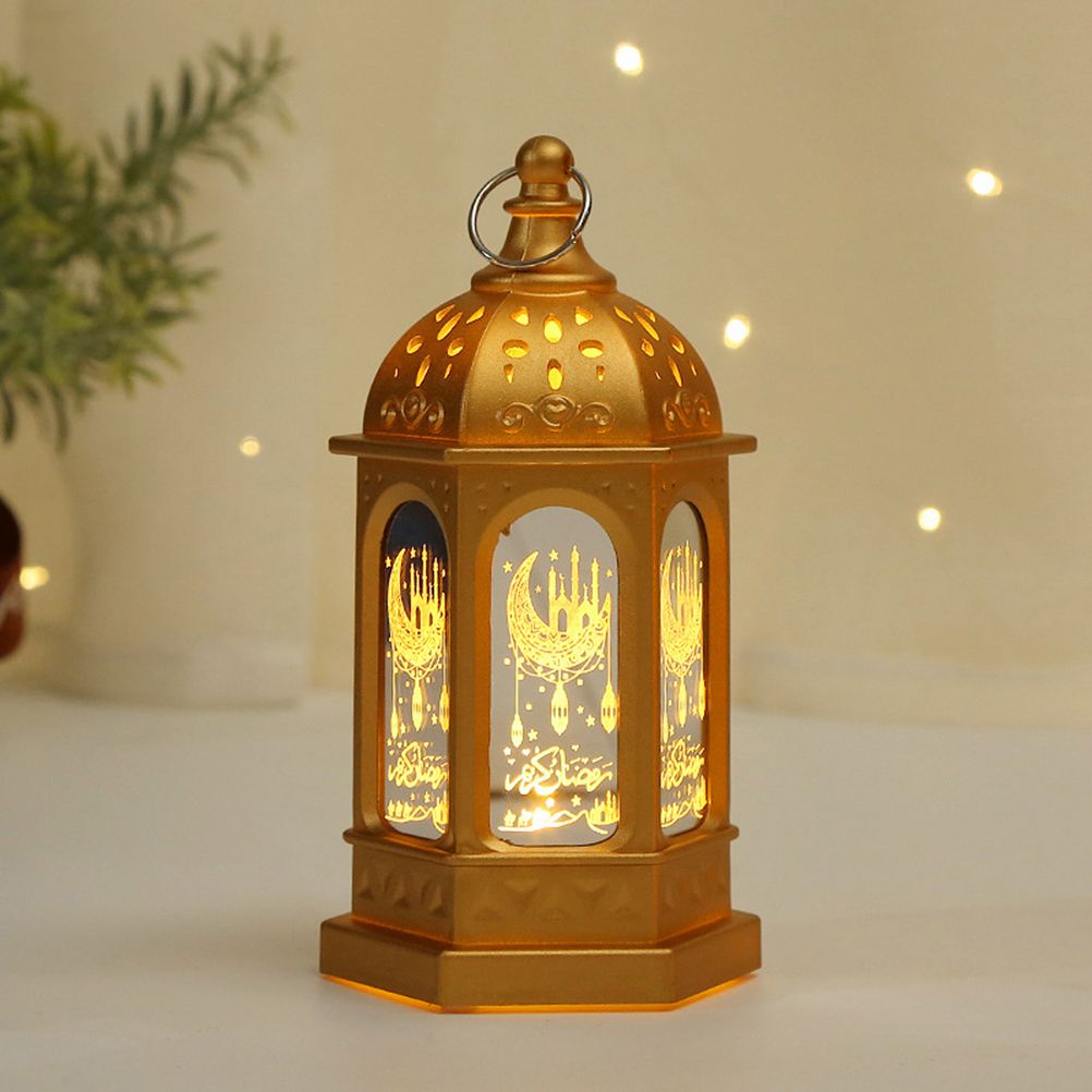 Ramadan Lantern Festival LED Electronic Night Light Decoration Table Lamp Ramadan Decoration LED Eid Mubarak Night Light for Home Decor - Image 2