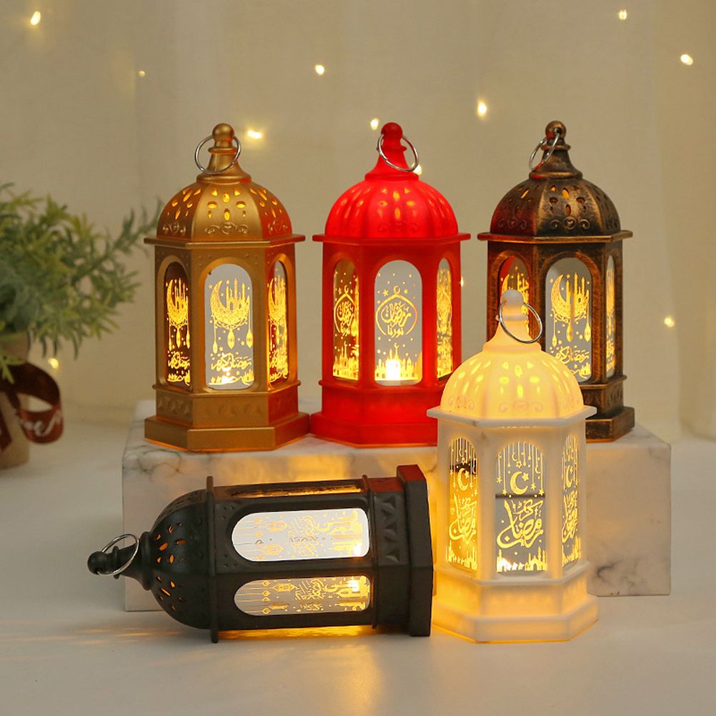 Ramadan Lantern Festival LED Electronic Night Light Decoration Table Lamp Ramadan Decoration LED Eid Mubarak Night Light for Home Decor - Image 4