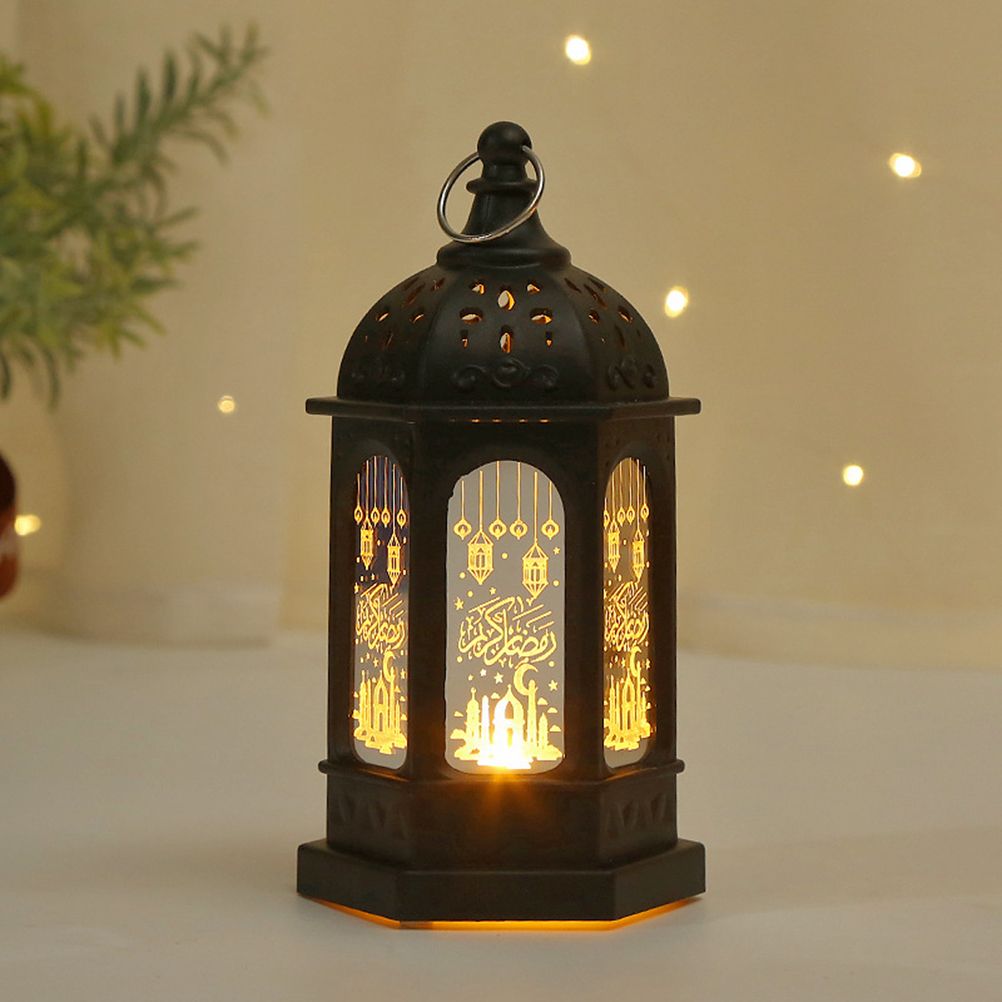 Ramadan Lantern Festival LED Electronic Night Light Decoration Table Lamp Ramadan Decoration LED Eid Mubarak Night Light for Home Decor - Image 2