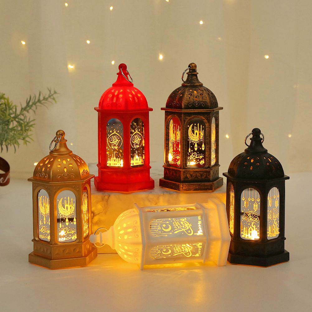 Ramadan Lantern Festival LED Electronic Night Light Decoration Table Lamp Ramadan Decoration LED Eid Mubarak Night Light for Home Decor - Image 6