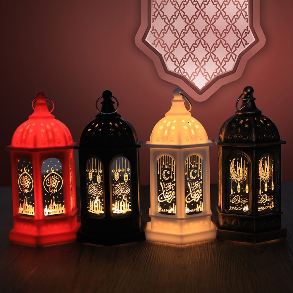 Ramadan Lantern Festival LED Electronic Night Light Decoration Table Lamp Ramadan Decoration LED Eid Mubarak Night Light for Home Decor - Image 3
