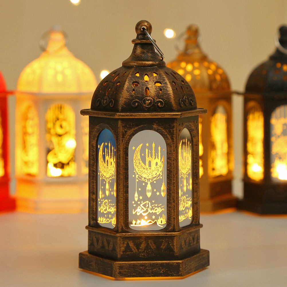 Ramadan Lantern Festival LED Electronic Night Light Decoration Table Lamp Ramadan Decoration LED Eid Mubarak Night Light for Home Decor - Image 8
