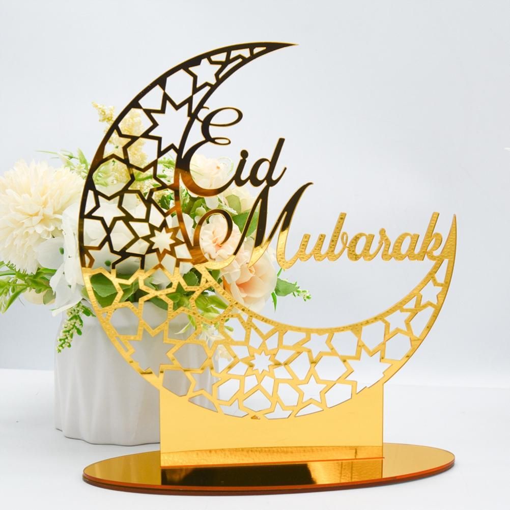 Eid Mubarak Acrylic Ornament Ramadan Decorations for Home Muslim Party Supplies Eid Ramadan Gifts - Image 4