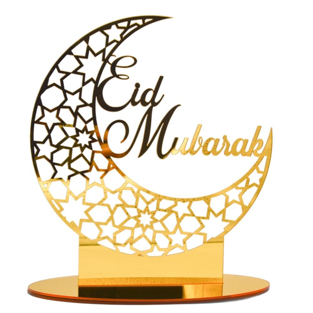 Eid Mubarak Acrylic Ornament Ramadan Decorations for Home Muslim Party Supplies Eid Ramadan Gifts - Image 1