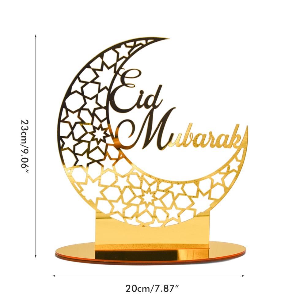 Eid Mubarak Acrylic Ornament Ramadan Decorations for Home Muslim Party Supplies Eid Ramadan Gifts - Image 2