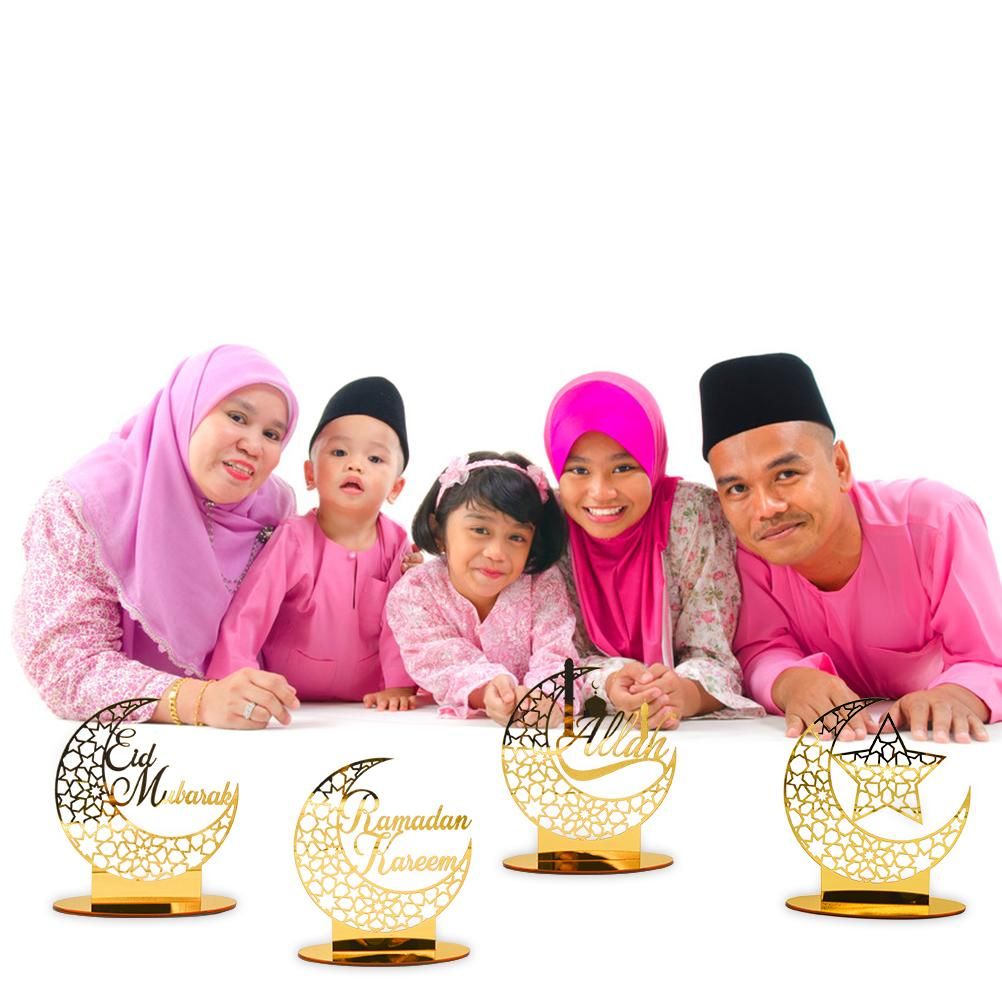 Eid Mubarak Acrylic Ornament Ramadan Decorations for Home Muslim Party Supplies Eid Ramadan Gifts - Image 7