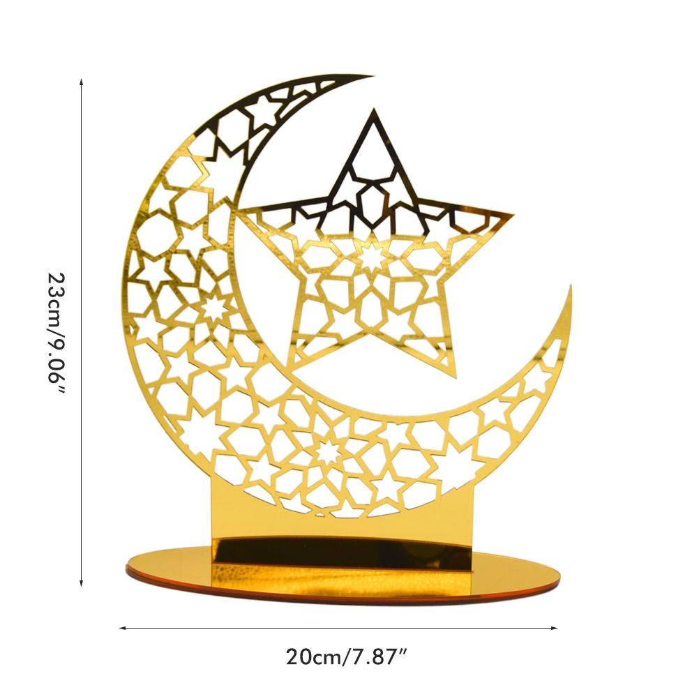Eid Mubarak Acrylic Ornament Ramadan Decorations for Home Muslim Party Supplies Eid Ramadan Gifts - Image 2
