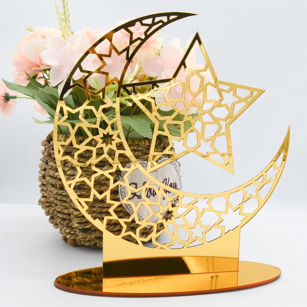 Eid Mubarak Acrylic Ornament Ramadan Decorations for Home Muslim Party Supplies Eid Ramadan Gifts - Image 4