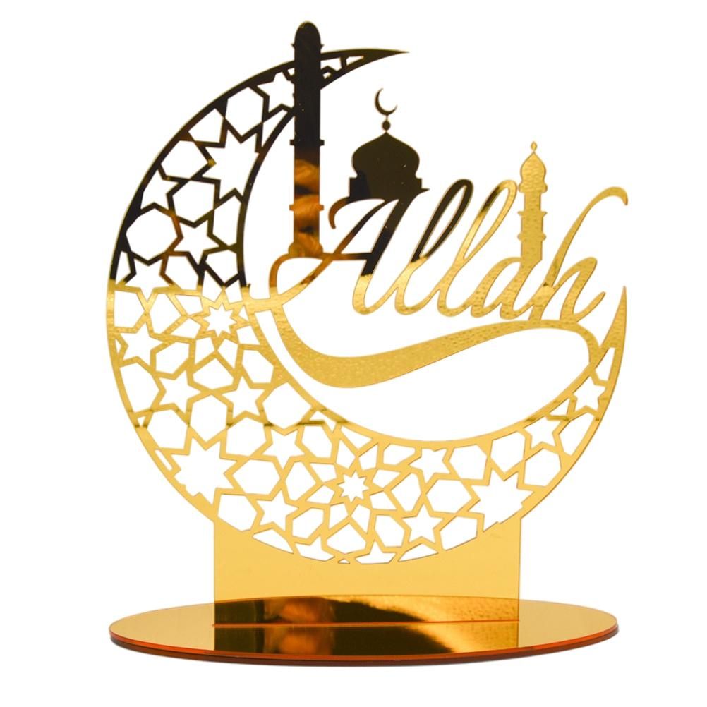 Eid Mubarak Acrylic Ornament Ramadan Decorations for Home Muslim Party Supplies Eid Ramadan Gifts - Image 1