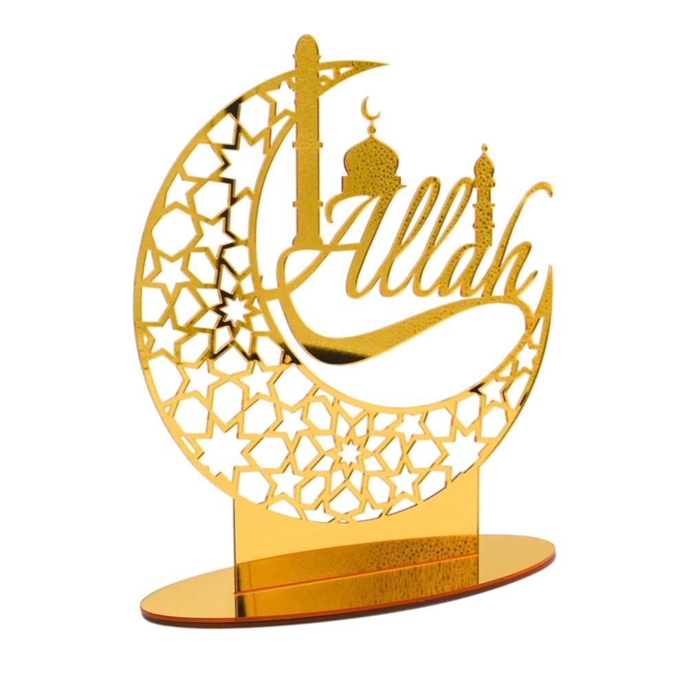 Eid Mubarak Acrylic Ornament Ramadan Decorations for Home Muslim Party Supplies Eid Ramadan Gifts - Image 3