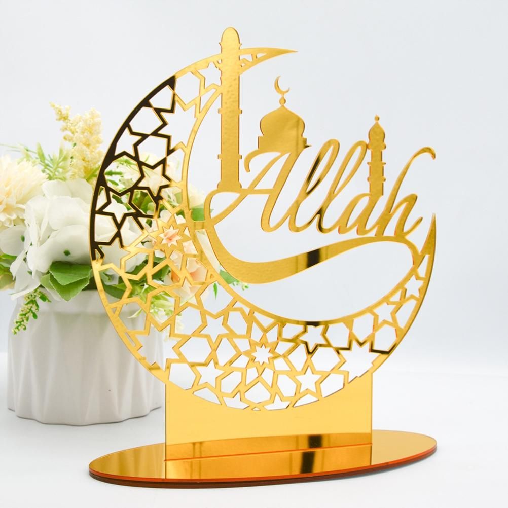 Eid Mubarak Acrylic Ornament Ramadan Decorations for Home Muslim Party Supplies Eid Ramadan Gifts - Image 6