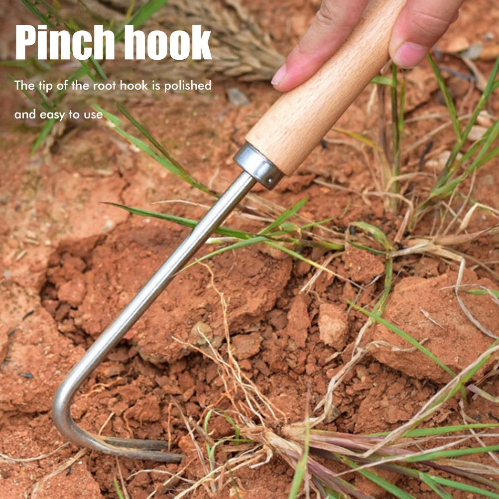 Hand Weed Puller V Shape Weeder Weeding Tools with Handle for Garden Weed Removal Tool Gardening Accessories - Image 5