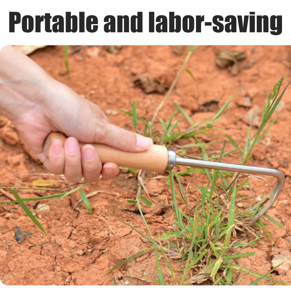 Hand Weed Puller V Shape Weeder Weeding Tools with Handle for Garden Weed Removal Tool Gardening Accessories - Image 7