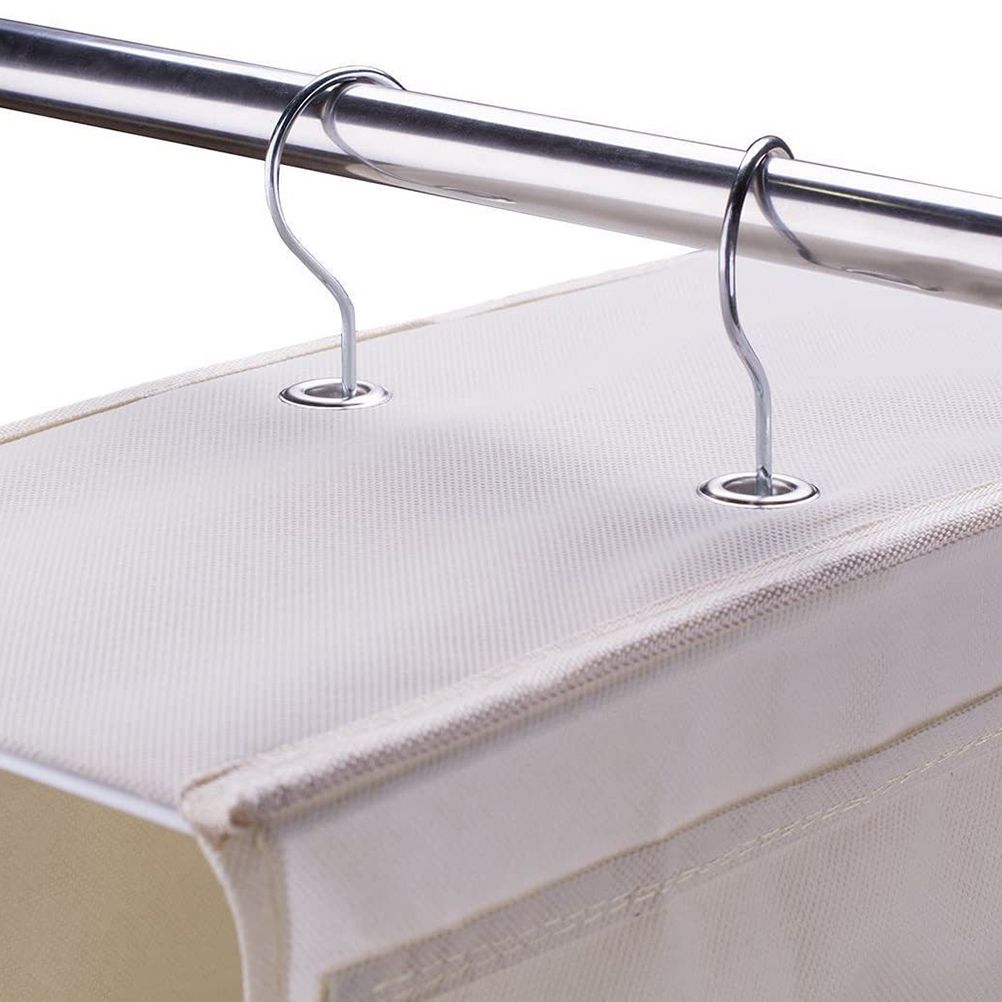Hanging Purse Handbag Organizer Wardrobe Closet Dust Proof Shelf Rack Bag with 10 Compartments Bag Organizer - Image 7
