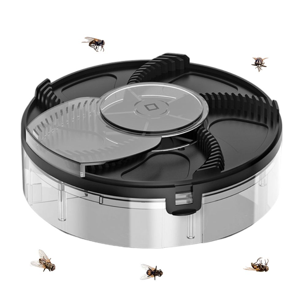 Electric Automatic Rotating Fly Trap Rechargeable Powerful Household Fly Trap for Family Indoor Use - Image 1