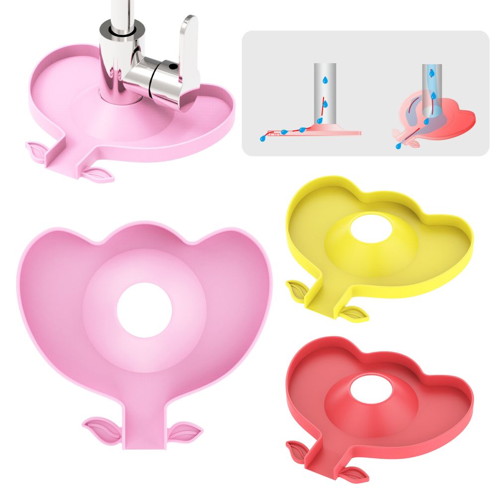 Kitchen Faucet Sink Splash Guard Silicone Faucet Water Catcher Mat Sink Draining Pad Behind Faucet for Kitchen Bathroom - Image 3