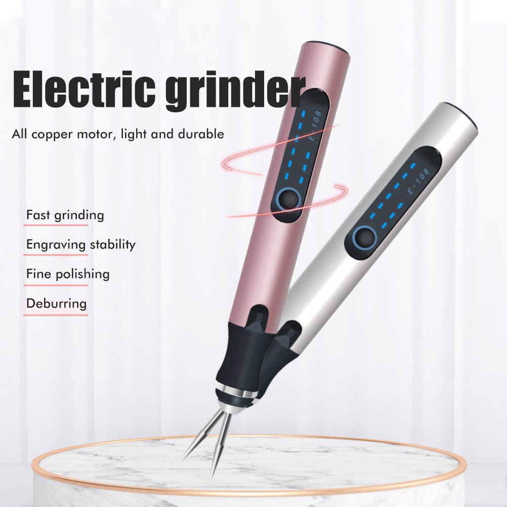 Electric Engraving Pen Portable Mini Engraver Etching Pen Cordless Metal Wood Carving Tools - Image 3