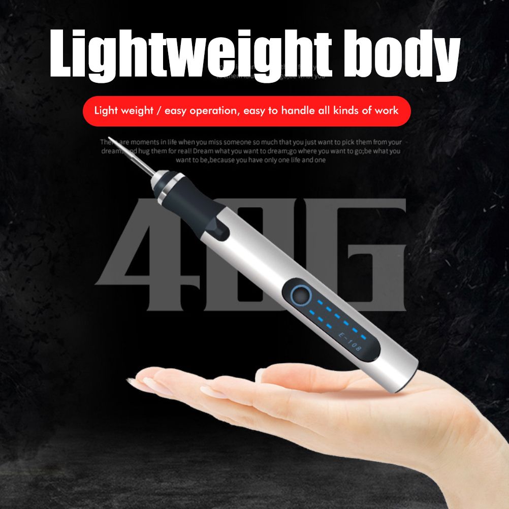Electric Engraving Pen Portable Mini Engraver Etching Pen Cordless Metal Wood Carving Tools - Image 8