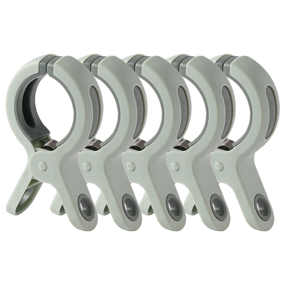 5 Pack Large Quilt Drying Clips for Bed Sheet Holder Beach Towel Clips for Beach Chair Windproof Strong Plastic Clothespins Pegs - Image 1