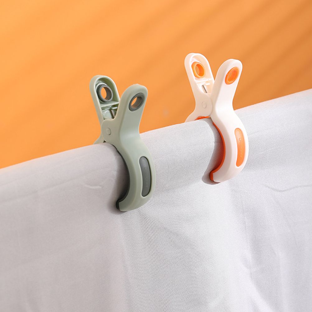5 Pack Large Quilt Drying Clips for Bed Sheet Holder Beach Towel Clips for Beach Chair Windproof Strong Plastic Clothespins Pegs - Image 7