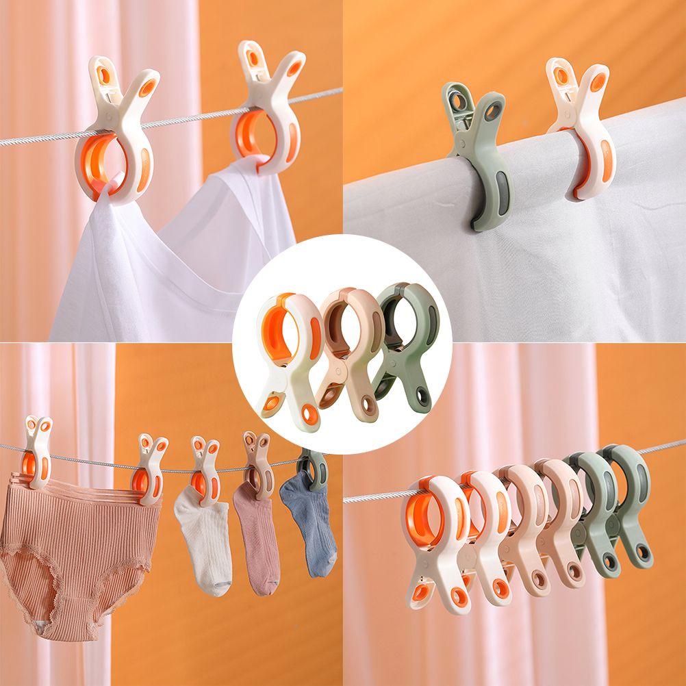 5 Pack Large Quilt Drying Clips for Bed Sheet Holder Beach Towel Clips for Beach Chair Windproof Strong Plastic Clothespins Pegs - Image 3