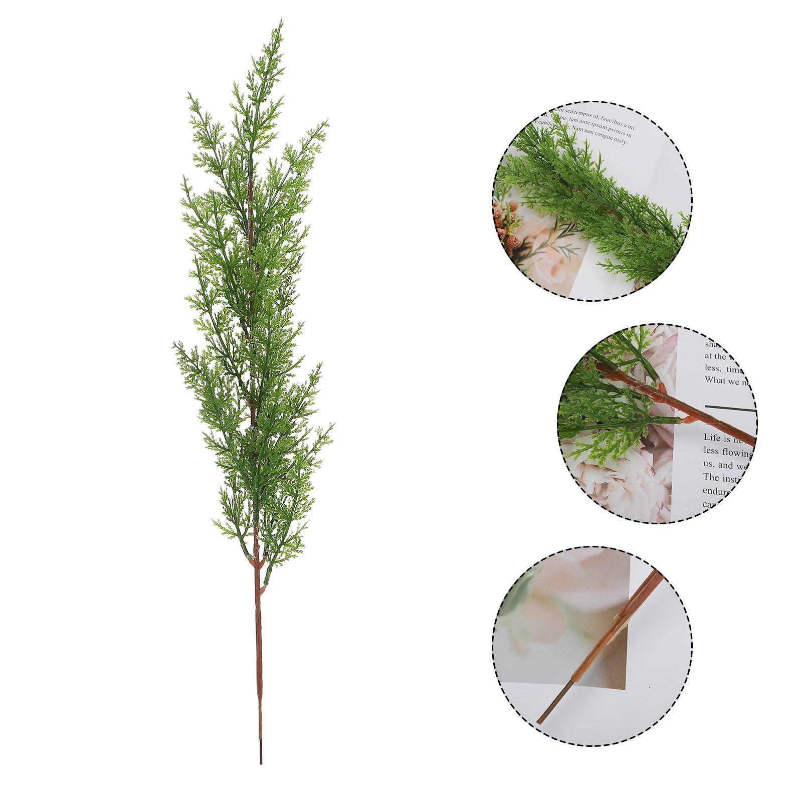 Simulation of Cypress Branches Leaves Simulation Plants for Home Decoration - Image 4