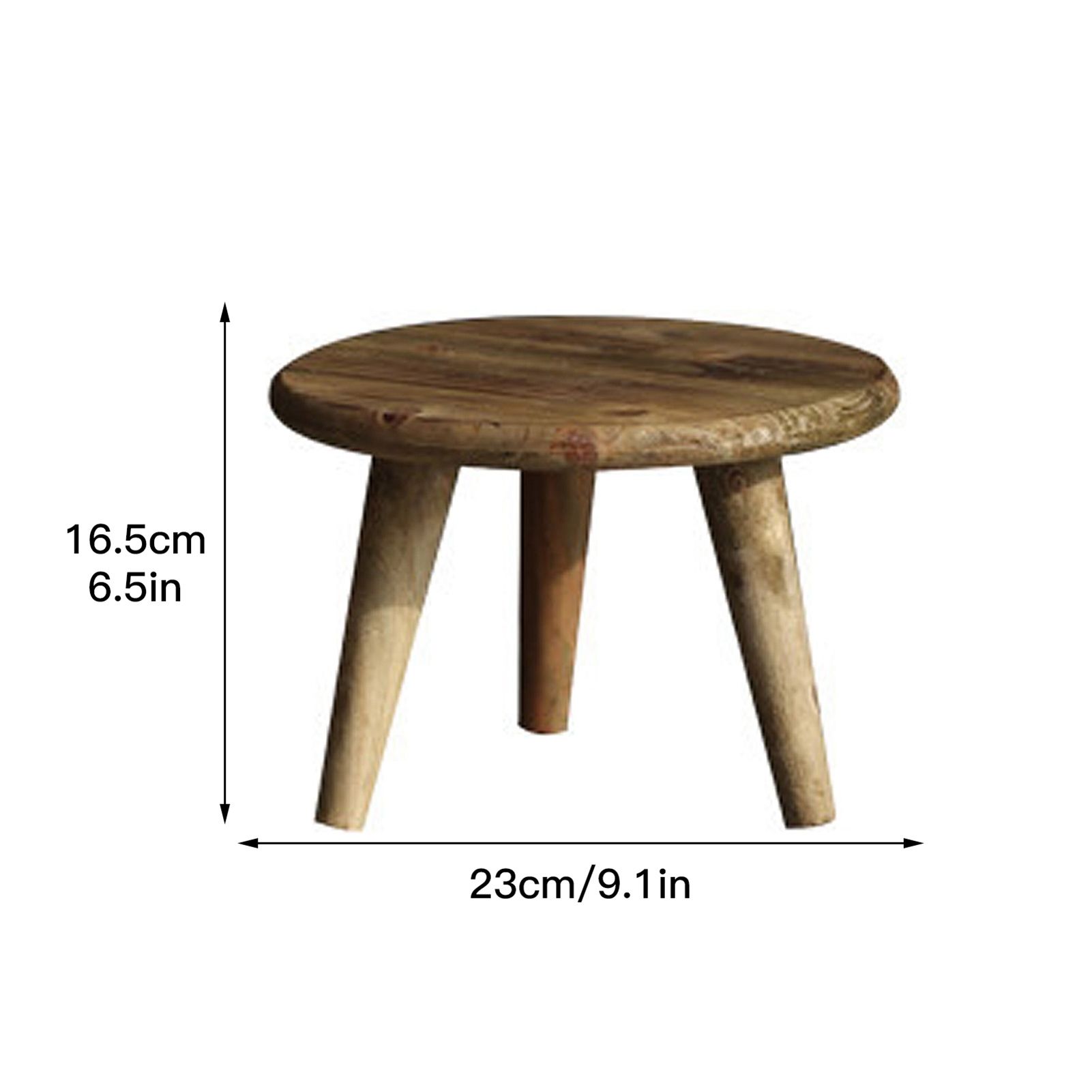 Desktop Decorative Storage Stool Balcony Flower Rack Wooden Flower Pot Stand Garden Ornaments Sundry Shooting Props - Image 6