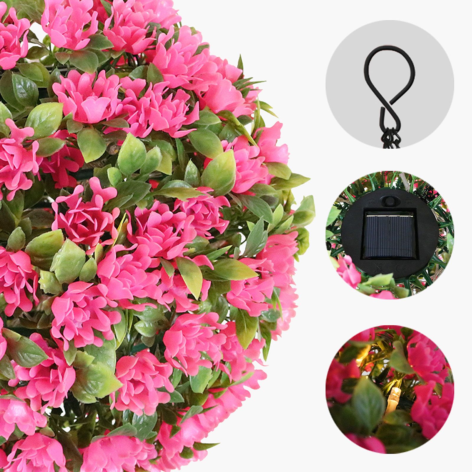 Outdoor Villa Garden Landscape Lights Simulate Potted Solar String Lights Luminous Grass Lights - Image 4