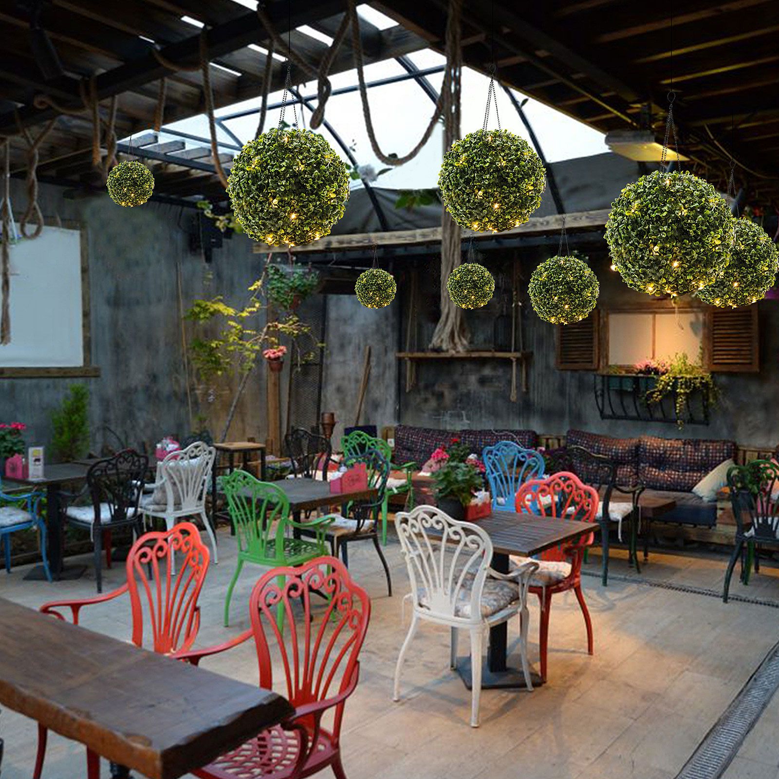 Outdoor Villa Garden Landscape Lights Simulate Potted Solar String Lights Luminous Grass Lights - Image 8