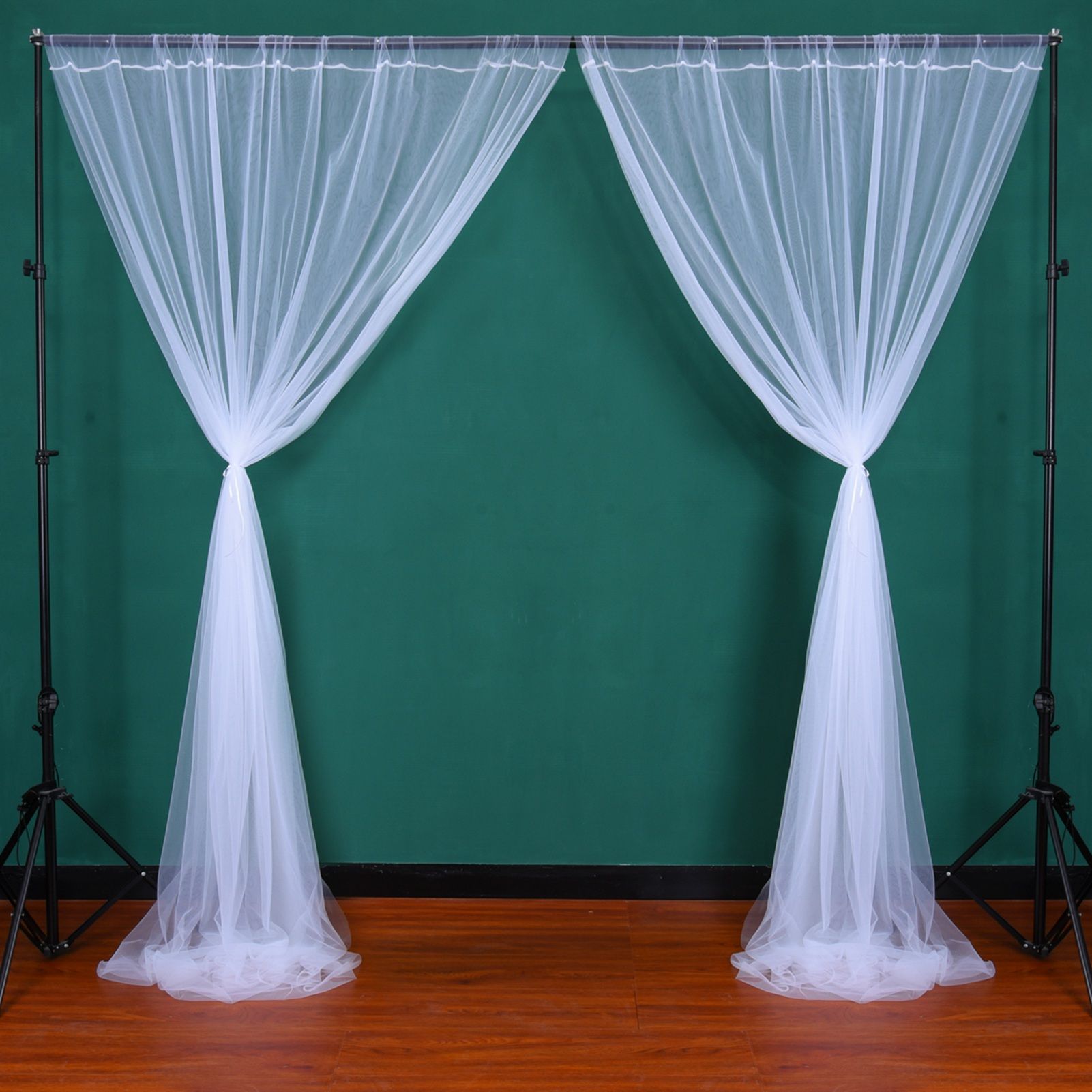 Wedding Party Window Screen Decoration Bedroom Outdoor Semi Transparent Mesh Curtains - Image 6